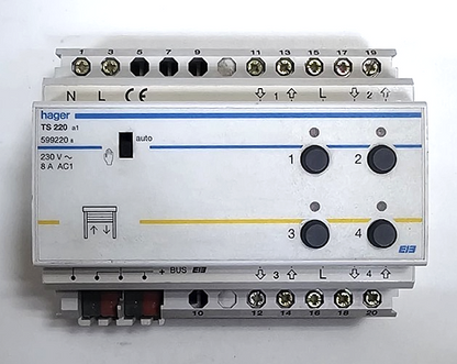 Hager TS220 Venetian Blinds Control Switch | 8A 250V | Made in France - saleem al tamimi electric equipment trading co llc-UAE