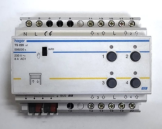 Hager TS220 Venetian Blinds Control Switch | 8A 250V | Made in France - saleem al tamimi electric equipment trading co llc-UAE