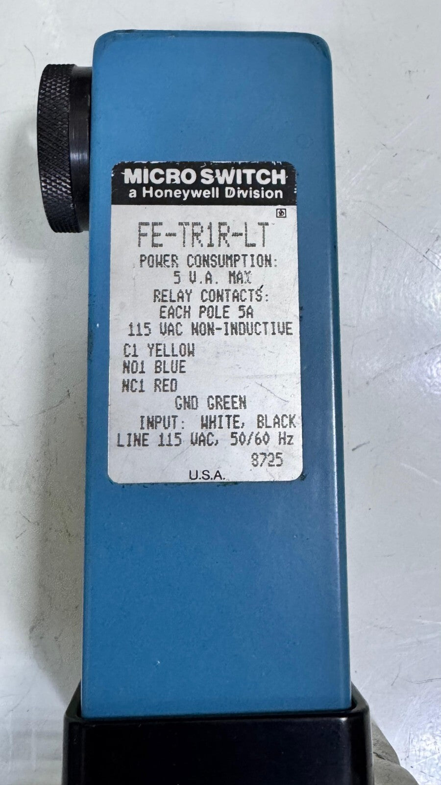 Honeywell Micro Switch FETR1RLT | 115VAC Input | 5A Relay Contacts | 5VA Max - saleem al tamimi electric equipment trading co llc-UAE