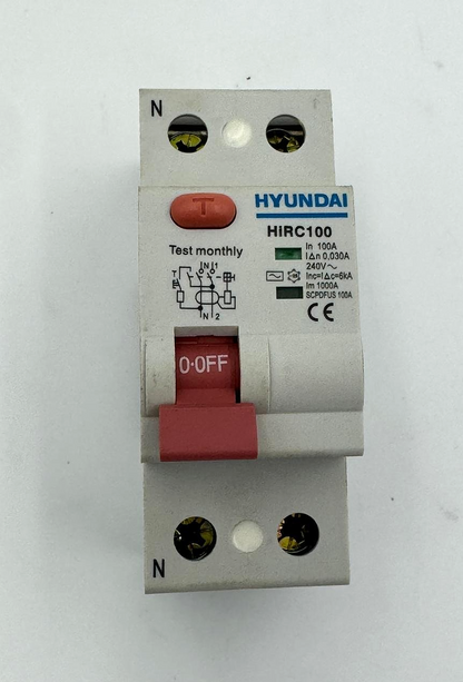 Hyundai HIRC 100 | Earth Leakage Circuit Breaker | Made in Korea( 1 PCS ) - saleem al tamimi electric equipment trading co llc-UAE