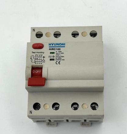 Hyundai HIRC 100 | Earth Leakage Circuit Breaker | Made in Korea( 1 PCS ) - saleem al tamimi electric equipment trading co llc-UAE
