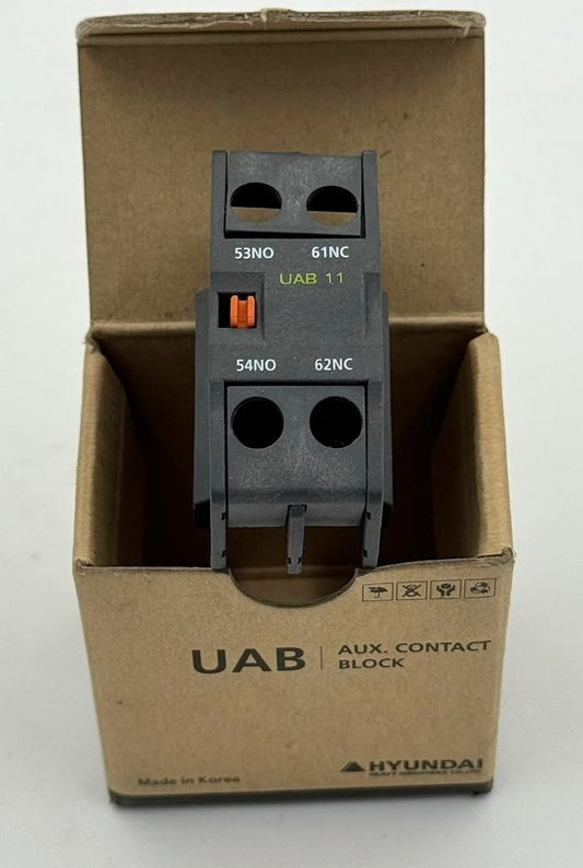 Hyundai | UAB 11 NS | Auxiliary Contact Block | Made in Korea - saleem al tamimi electric equipment trading co llc-UAE