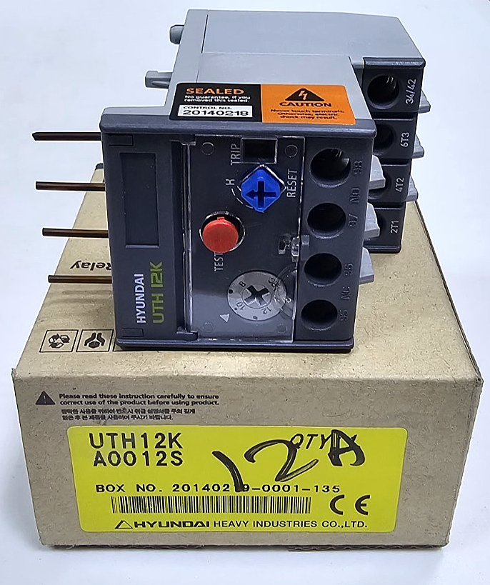 Hyundai UTH 12K A0012S Thermal Overload Relay |8 A to 12 A| 690V, Made in Korea - saleem al tamimi electric equipment trading co llc-UAE