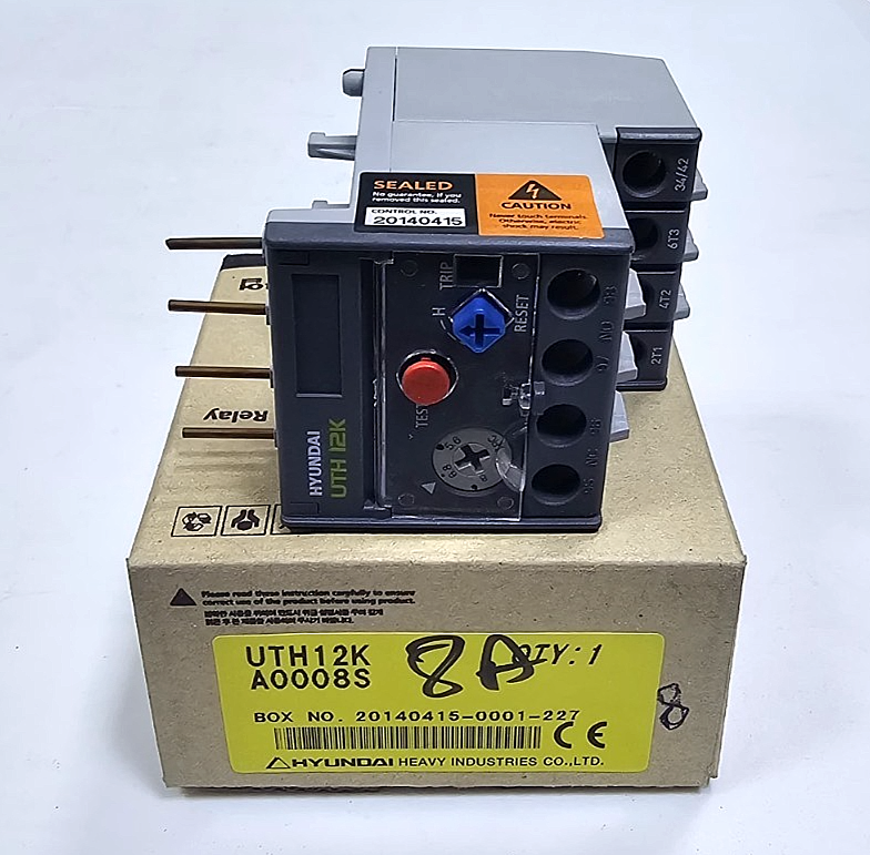 Hyundai UTH12K A0008S Thermal Overload Relay |5.6 A to 8 A| 690V, Made in Korea - saleem al tamimi electric equipment trading co llc-UAE