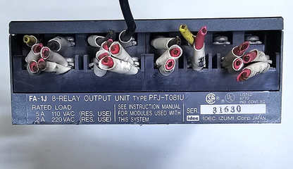IDEC | FA1J 8Relay | Output  PFJT081U | Made in Japan - saleem al tamimi electric equipment trading co llc-UAE