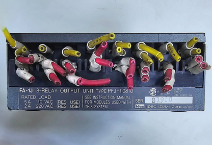 IDEC FA1J | Input PFJN161 16DC | Output PFJT081U 8Relay | Made is Japan - saleem al tamimi electric equipment trading co llc-UAE