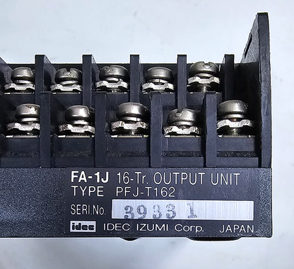 IDEC FA1J | Input PFJN161 16DC | Output PFJT162 16Tr | Made in Japan - saleem al tamimi electric equipment trading co llc-UAE