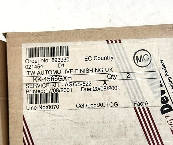 ITW DeVilbiss KK-4566GXH Service Kit - saleem al tamimi electric equipment trading co llc-UAE