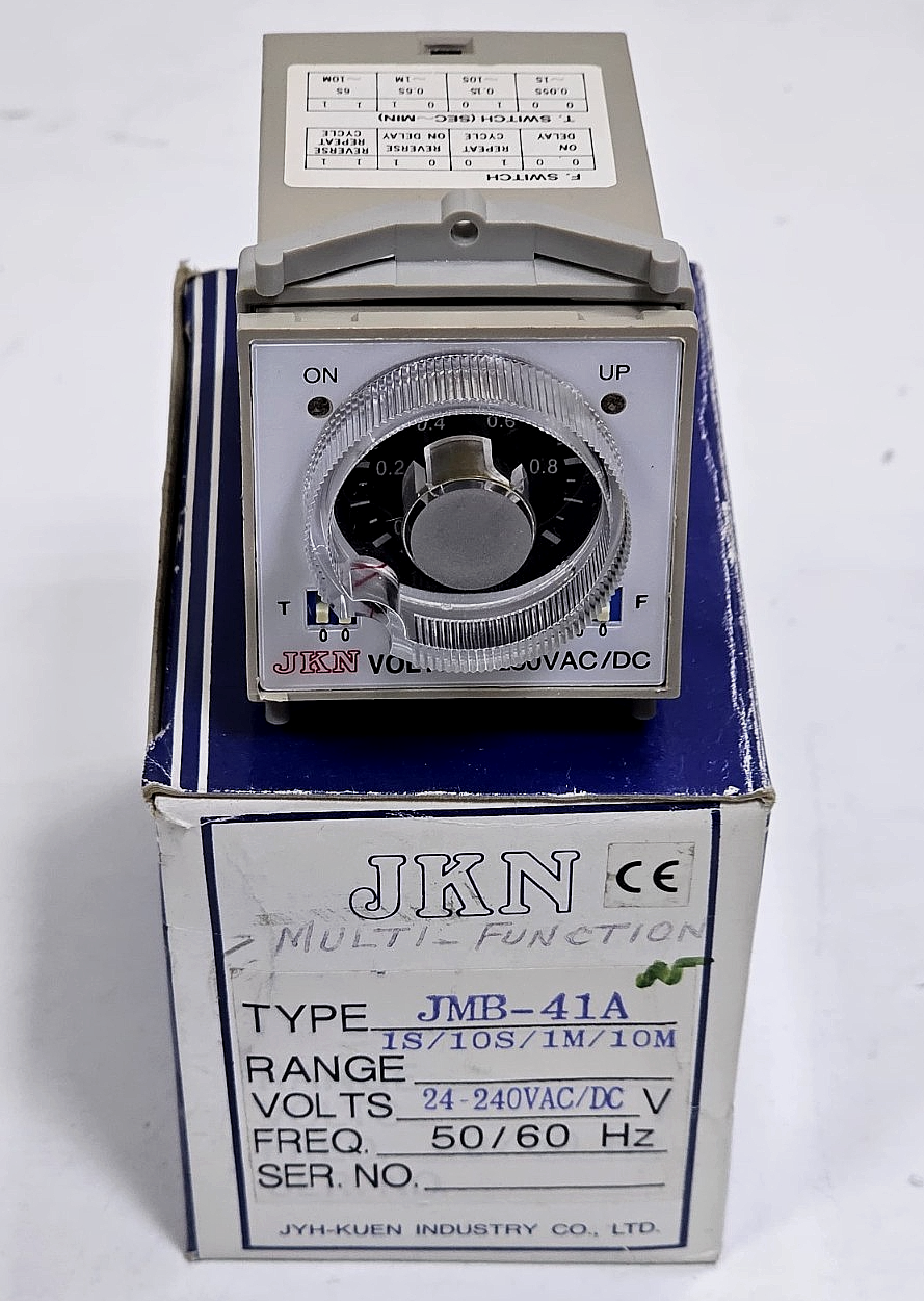 JKN | JMB41A |  MultiFunction Timer | 8Pin | 10A | 24–250V AC/DC - saleem al tamimi electric equipment trading co llc-UAE