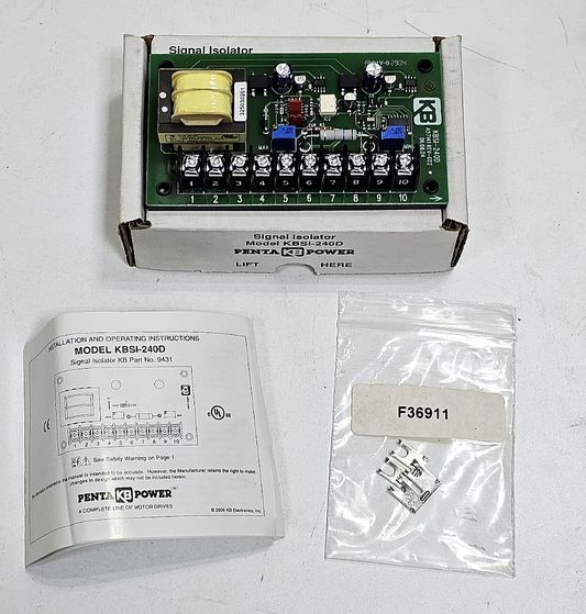 KB Electronics |  KBSI‑240D (9431B) | Signal Isolator - saleem al tamimi electric equipment trading co llc-UAE