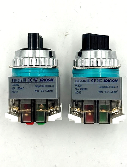 Kacon B3051S Industrial Selector Switch ( Pack of 2 Pcs ) - saleem al tamimi electric equipment trading co llc-UAE