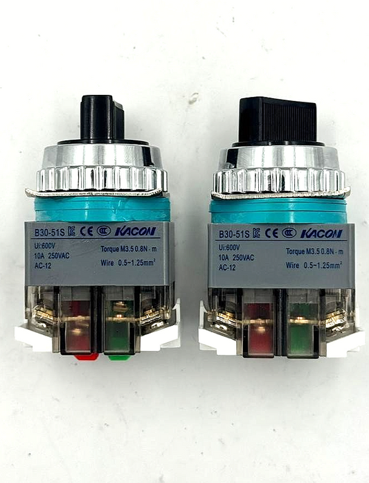 Kacon B3051S Industrial Selector Switch ( Pack of 2 Pcs ) - saleem al tamimi electric equipment trading co llc-UAE