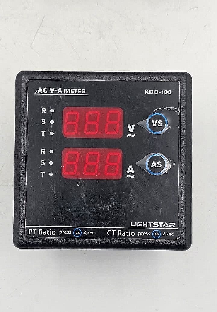 LIGHTSTAR KDO100 ThreePhase Voltage & Current Meter | 5A - saleem al tamimi electric equipment trading co llc-UAE