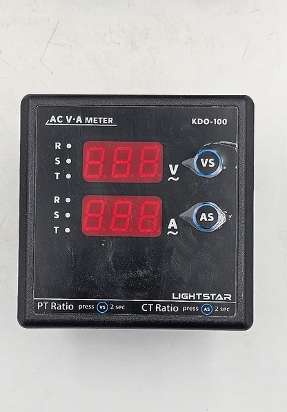 LIGHTSTAR KDO100 ThreePhase Voltage & Current Meter | 5A - saleem al tamimi electric equipment trading co llc-UAE