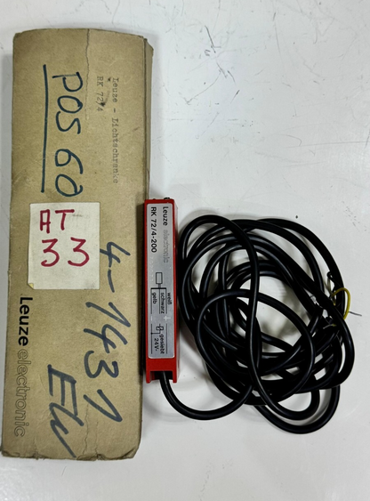 Leuze Electronic RK 72/4200 Optical Sensor 24V  | Made In Germany - saleem al tamimi electric equipment trading co llc-UAE