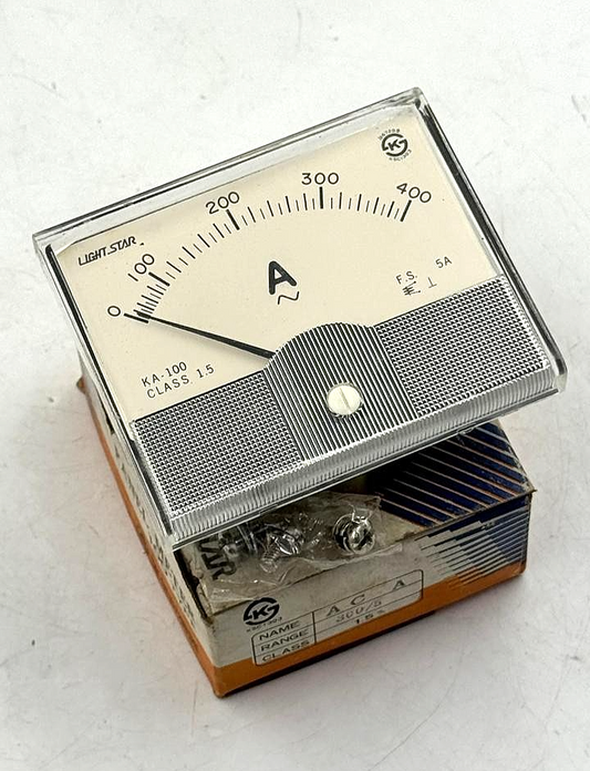 Light Star KA100 Analog AC Ammeter 0–400A - saleem al tamimi electric equipment trading co llc-UAE
