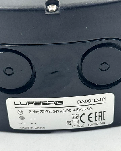 Lufberg DA08N24PI Electric Damper Actuator 8Nm | 24V AC/DC - saleem al tamimi electric equipment trading co llc-UAE