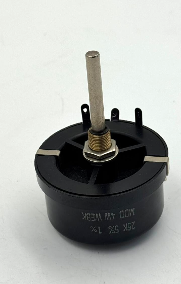 MDD 4W WEBK 25K Potentiometer | 4W Variable Resistor | 5% & 1% Tolerance( 1 PCS - saleem al tamimi electric equipment trading co llc-UAE