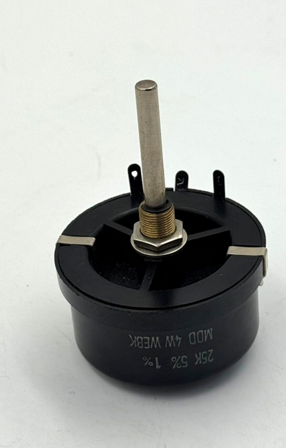 MDD 4W WEBK 25K Potentiometer | 4W Variable Resistor | 5% & 1% Tolerance( 1 PCS - saleem al tamimi electric equipment trading co llc-UAE