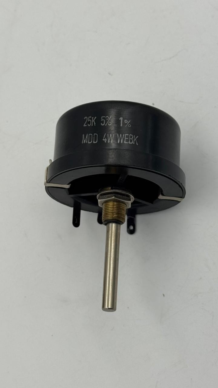 MDD 4W WEBK 25K Potentiometer | 4W Variable Resistor | 5% & 1% Tolerance( 1 PCS - saleem al tamimi electric equipment trading co llc-UAE