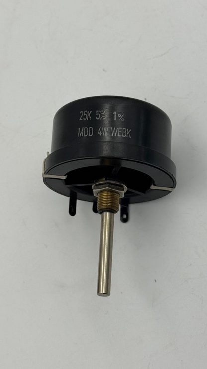 MDD 4W WEBK 25K Potentiometer | 4W Variable Resistor | 5% & 1% Tolerance( 1 PCS - saleem al tamimi electric equipment trading co llc-UAE
