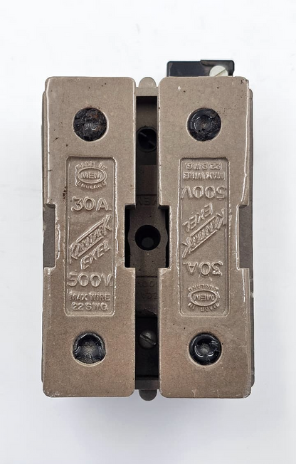 MEM Kantark Exel | B566/1 |Fuse Carrier Set | 30A | 500V | UK Made - saleem al tamimi electric equipment trading co llc-UAE