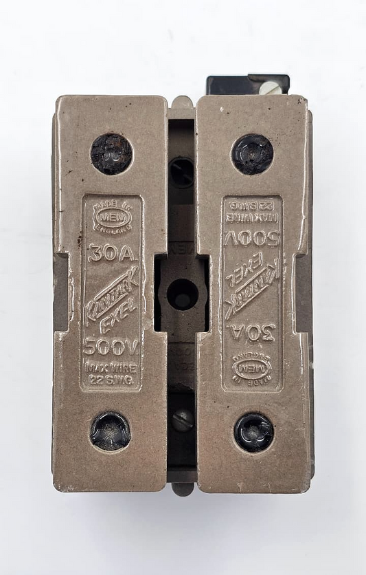 MEM Kantark Exel | B566/1 |Fuse Carrier Set | 30A | 500V | UK Made - saleem al tamimi electric equipment trading co llc-UAE