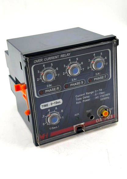 MH OA 703 Overcurrent Relay | 27A Range | AC 110/240V ( 1 Pcs ) - saleem al tamimi electric equipment trading co llc-UAE