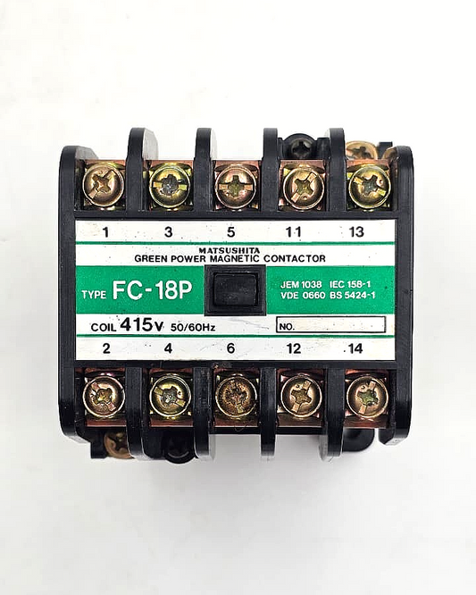 Matsushita Green Power FC-18P Magnetic Contactor 415V  ( 1 pcs ) - saleem al tamimi electric equipment trading co llc-UAE