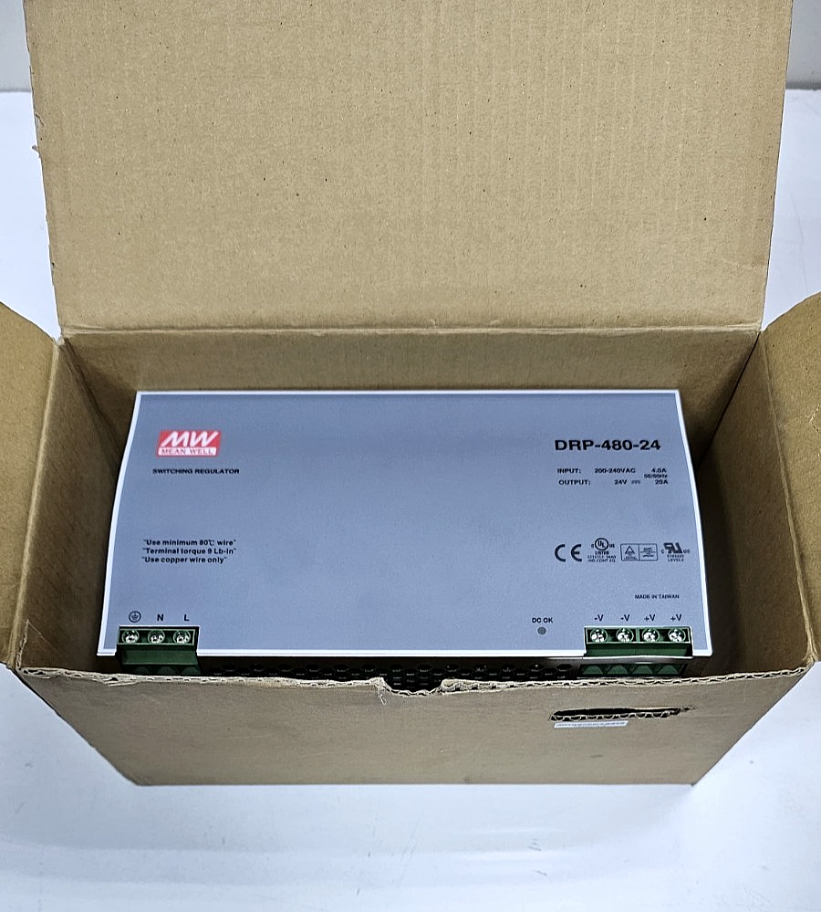 Mean Well | DRP48024 Switching Regulator | Fast Shipping - saleem al tamimi electric equipment trading co llc-UAE