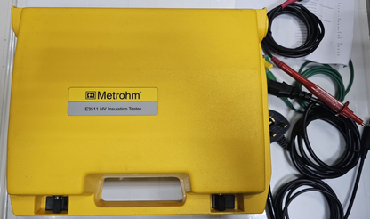 Metrohm E3511 High Voltage Insulation Tester FullSet |Made in UK |Fast Shipping - saleem al tamimi electric equipment trading co llc-UAE