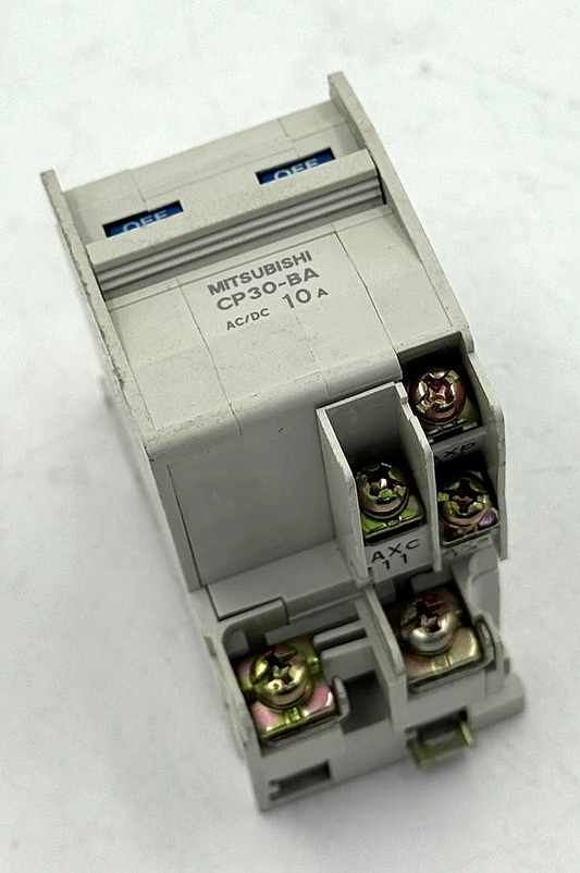 Mitsubishi CP30BA 2Pole Circuit Protector, 10A |  220V AC ( 1 pcs ) - saleem al tamimi electric equipment trading co llc-UAE