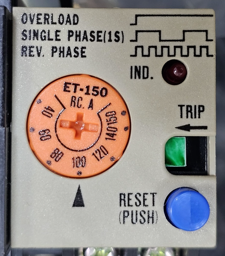 Mitsubishi ET150 Motor Protection Relay| 40150A | 660VAC | Japan Made4