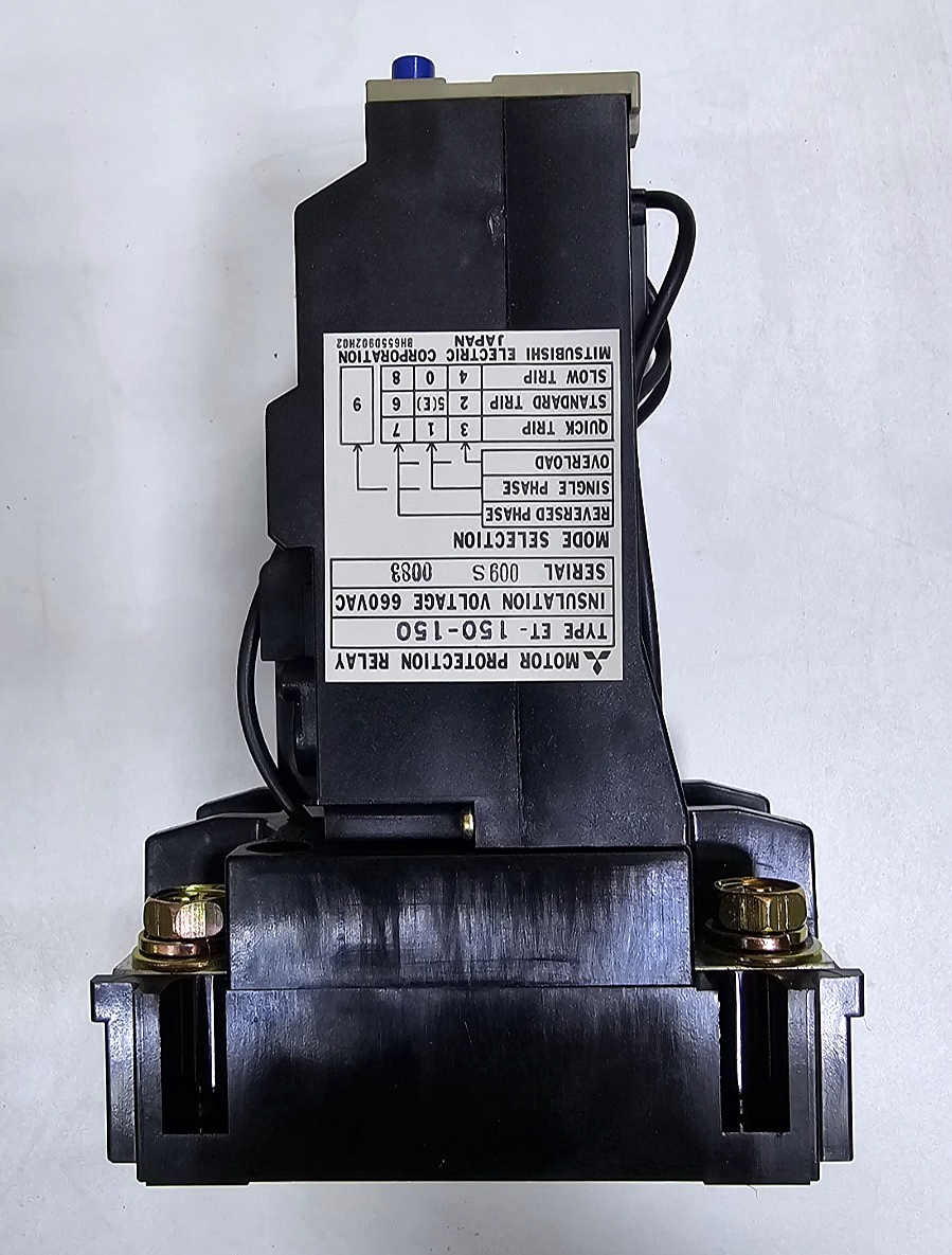 Mitsubishi ET150 Motor Protection Relay| 40150A | 660VAC | Japan Made6