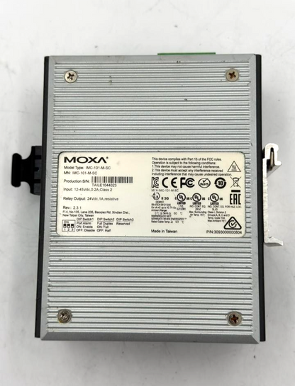 Moxa IMC101MSC Industrial Media Converter | Made in Taiwan - saleem al tamimi electric equipment trading co llc-UAE