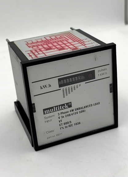 Multitek M600WM9 3Phase kWh Transducer | 240V - saleem al tamimi electric equipment trading co llc-UAE