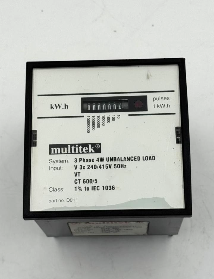 Multitek M600WM9 3Phase kWh Transducer | 240V - saleem al tamimi electric equipment trading co llc-UAE