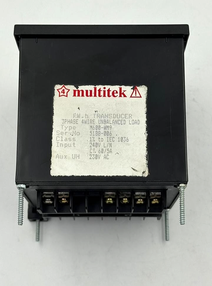 Multitek M600WM9 3Phase kWh Transducer | 240V - saleem al tamimi electric equipment trading co llc-UAE