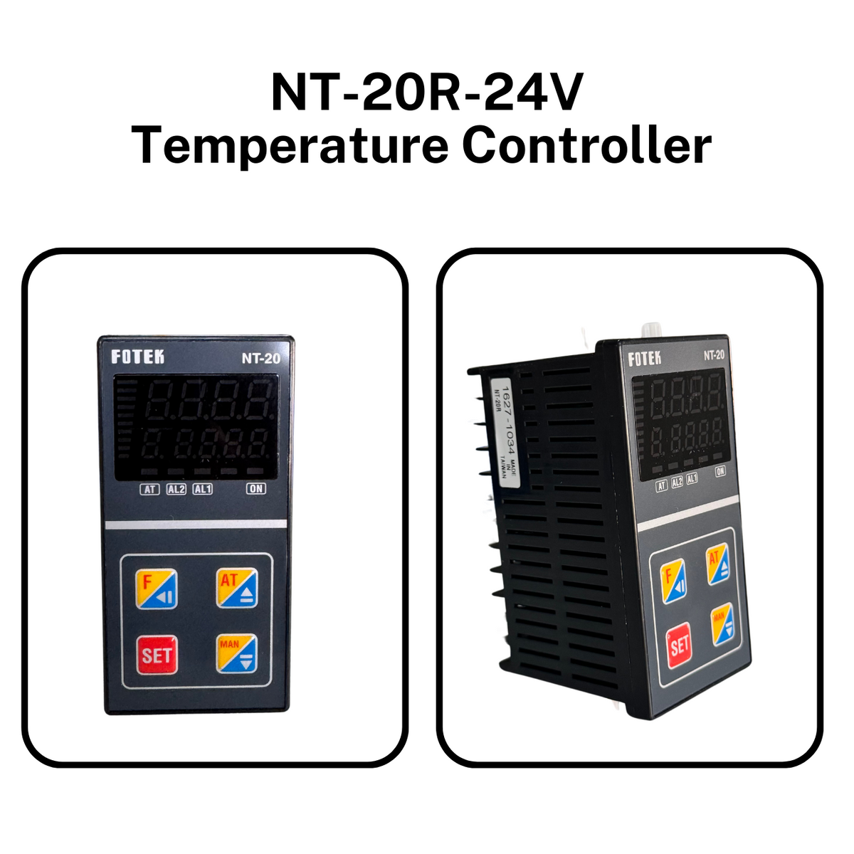 NT20R24V PID Temp Controller 48x96mm Dual Alarm 24VDC/AC Relay SSR Input - saleem al tamimi electric equipment trading co llc-UAE