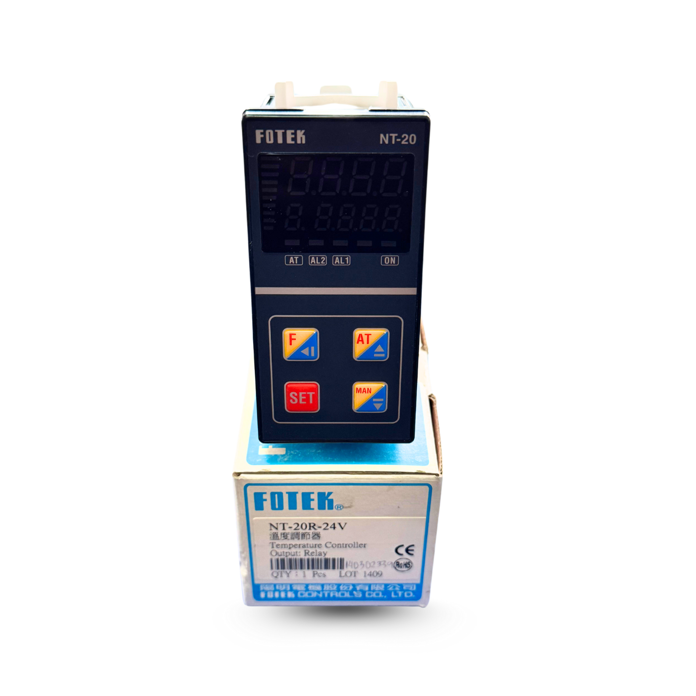 NT20R24V PID Temp Controller 48x96mm Dual Alarm 24VDC/AC Relay SSR Input - saleem al tamimi electric equipment trading co llc-UAE