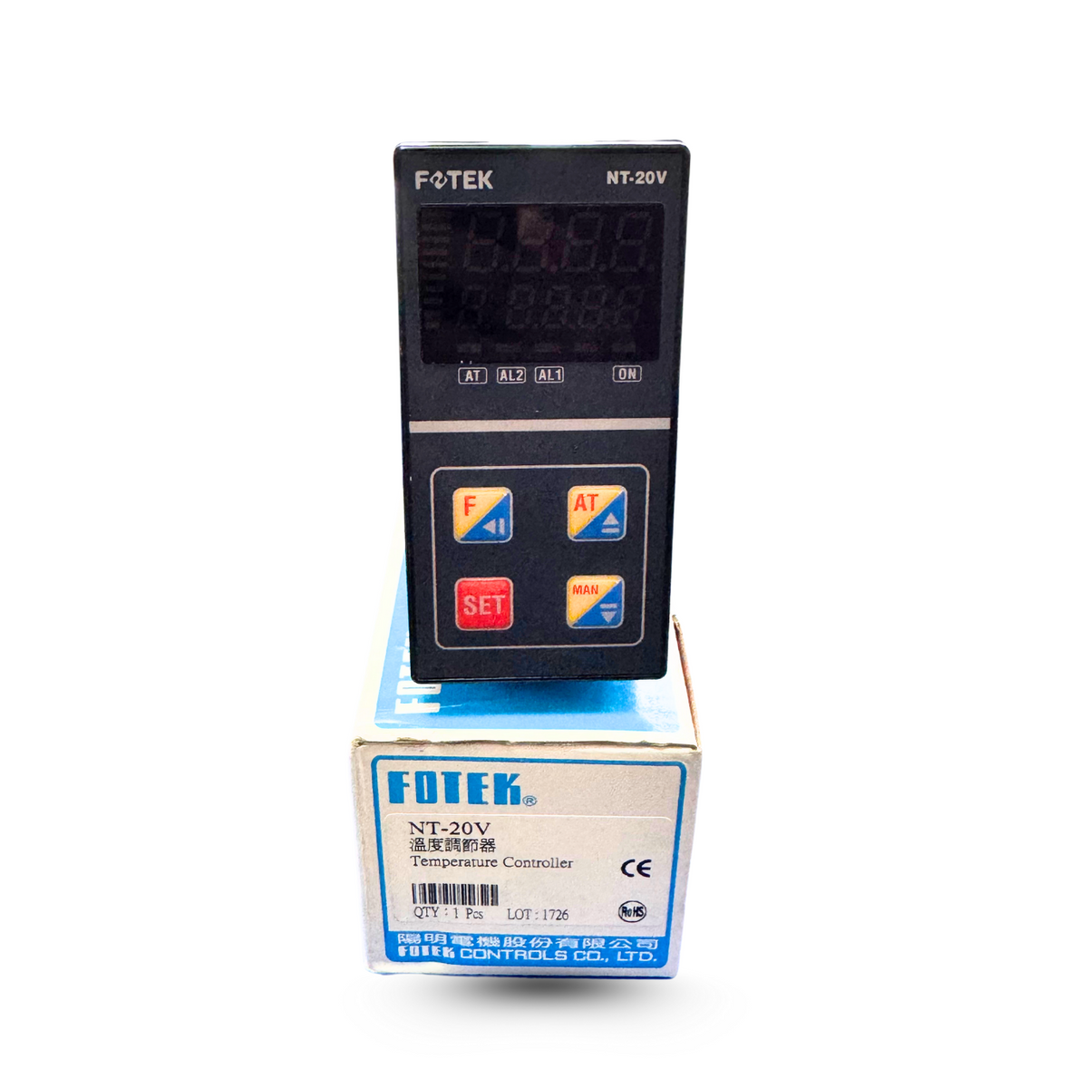 NT20V PID Temp Controller 48x96mm Dual Alarm 24VDC/AC Thermocouple SSR Relay - saleem al tamimi electric equipment trading co llc-UAE