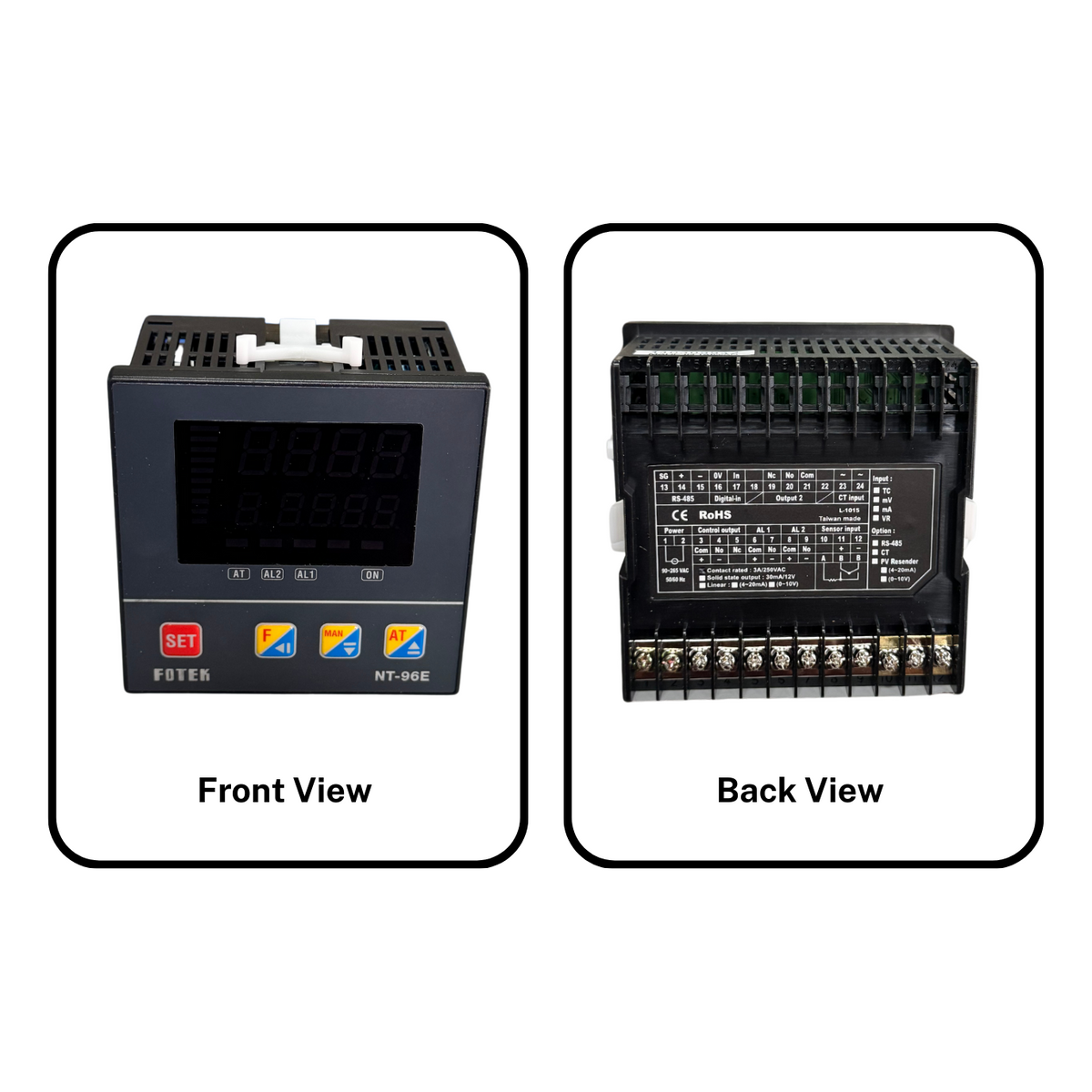 NT96RE PID  Temperature Controller NT96RE 48x96mm Dual Alarm 24V AC/DC - saleem al tamimi electric equipment trading co llc-UAE