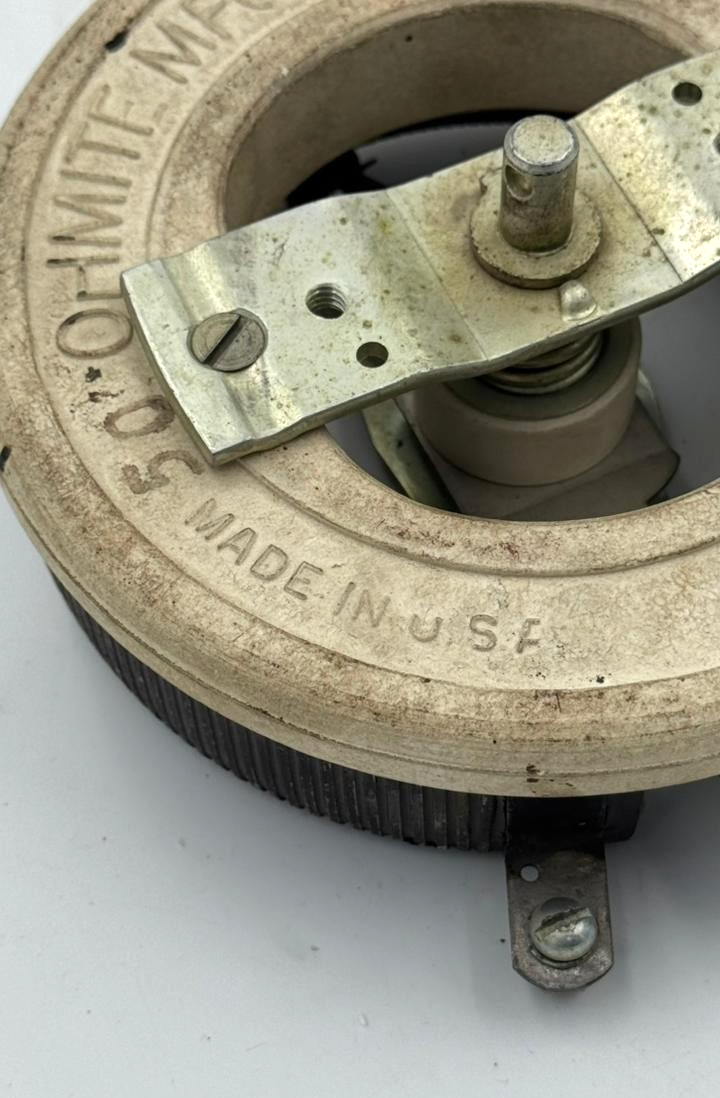 Ohmite 11711  Rheostat | 50Ω | 4.4 A | Made in USA - saleem al tamimi electric equipment trading co llc-UAE