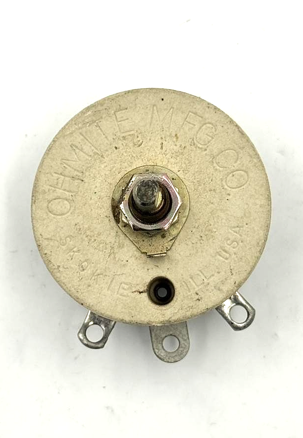 Ohmite RJS10K Rheostat– Made in USA - saleem al tamimi electric equipment trading co llc-UAE