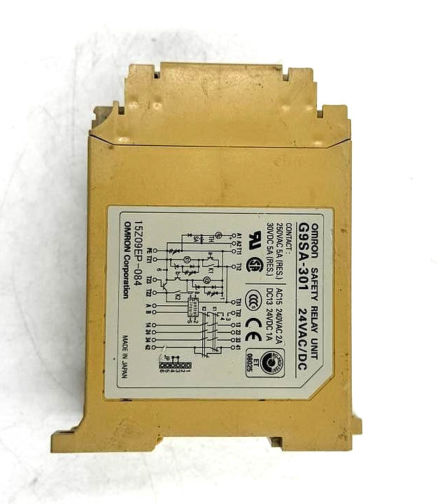 Omron G9SA301 Safety Relay Unit | 24VAC/DC | Made in Japan - saleem al tamimi electric equipment trading co llc-UAE