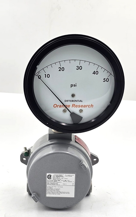 Orange Research 1504DGS / KILLARK HKBBC204X  Pressure Diaphragm Gauge 50 PSI - saleem al tamimi electric equipment trading co llc-UAE