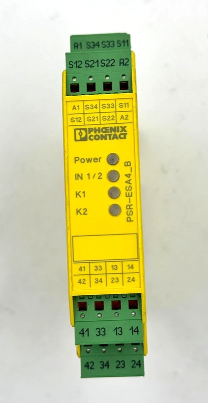 Phoenix Contact PSRSPP24UC/ESA4/3X1/1X2/B Safety Relay - saleem al tamimi electric equipment trading co llc-UAE