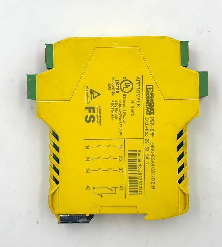 Phoenix Contact PSRSPP24UC/ESA4/3X1/1X2/B Safety Relay - saleem al tamimi electric equipment trading co llc-UAE