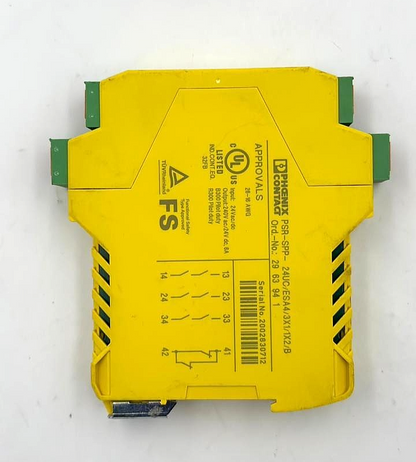 Phoenix Contact PSRSPP24UC/ESA4/3X1/1X2/B Safety Relay - saleem al tamimi electric equipment trading co llc-UAE