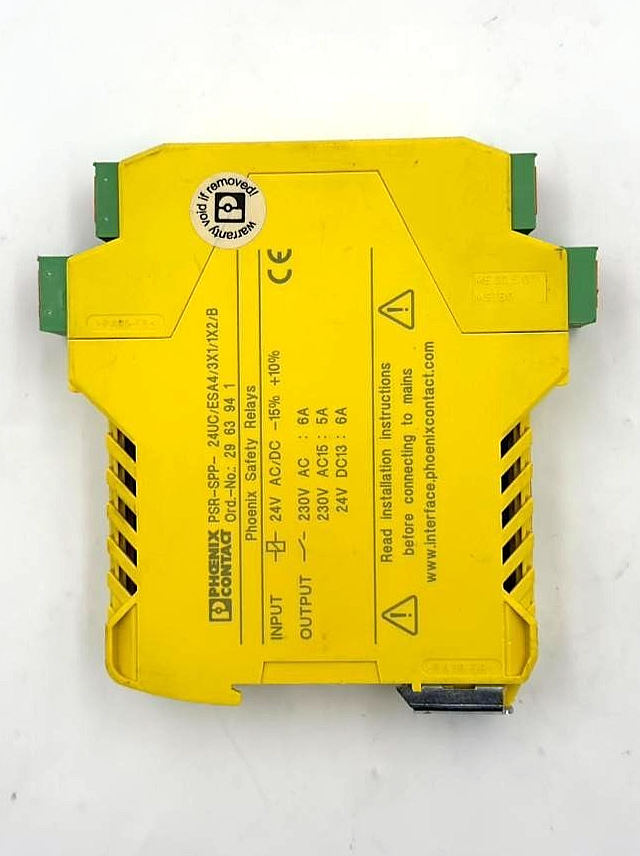 Phoenix Contact PSRSPP24UC/ESA4/3X1/1X2/B Safety Relay - saleem al tamimi electric equipment trading co llc-UAE